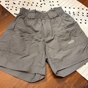 AFTCO BOYS Dark Grey Fishing Shorts